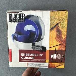 GSI Outdoors Stainless Steel 1 Person Mess Kit for Camping and Backpacking